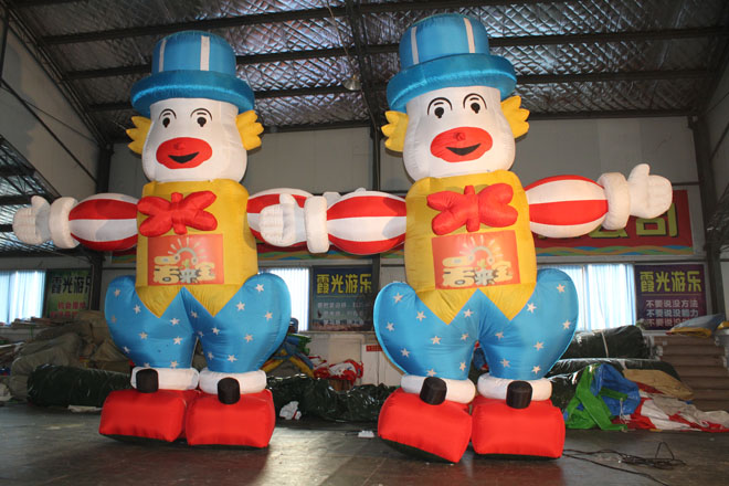 蚌埠双人小丑周年庆气模